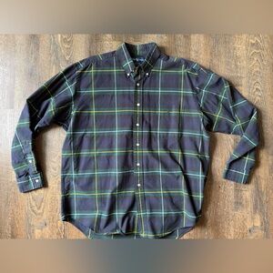 Vintage Ralph Lauren Plaid Oxford Button Down Shirt